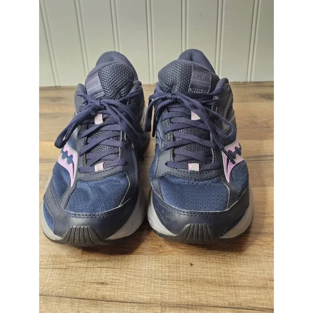 Saucony Cohesion 17 Navy Blue Running Sneakers Women's Size 8